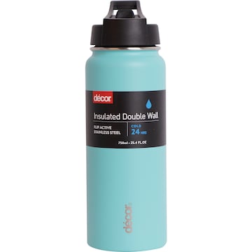 Decor Flip Active Double Wall Bottle Assorted 750mL each