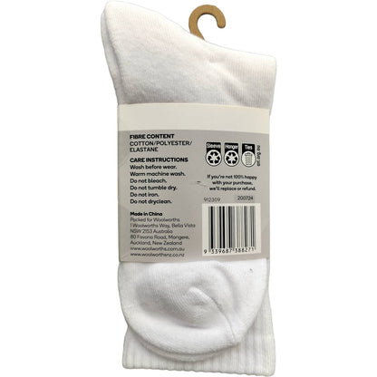 For Kids Full Crew Sports Socks Size 5-8 4 pack