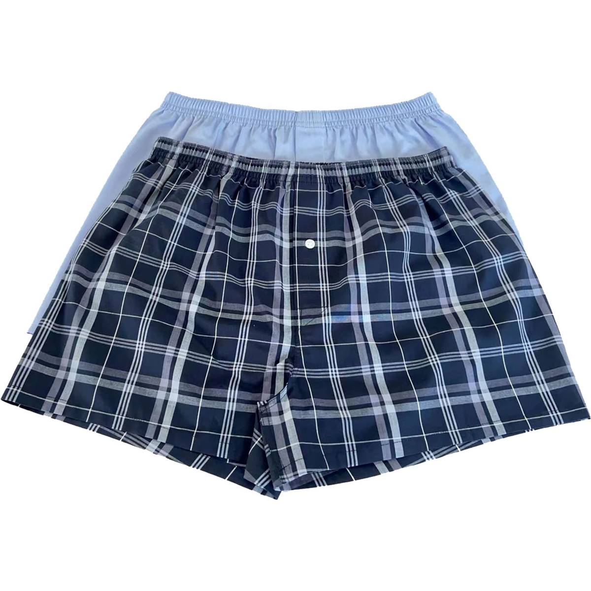 For Him Mens Woven Boxer Medium 2 pack