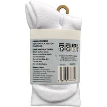 For Kids Full Crew Cushioned Sports Socks Size 9-12 4 pack