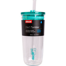 Decor Reusable 2 In 1 Tritan Tumbler 700mL Assorted each