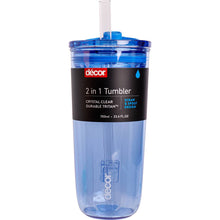 Decor Reusable 2 In 1 Tritan Tumbler 700mL Assorted each
