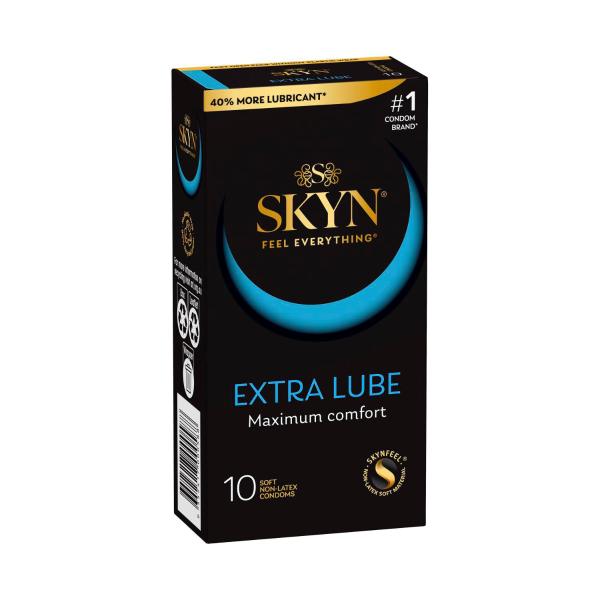 SKYN EXTRA LUBE CONDOMS REGULAR 10PK