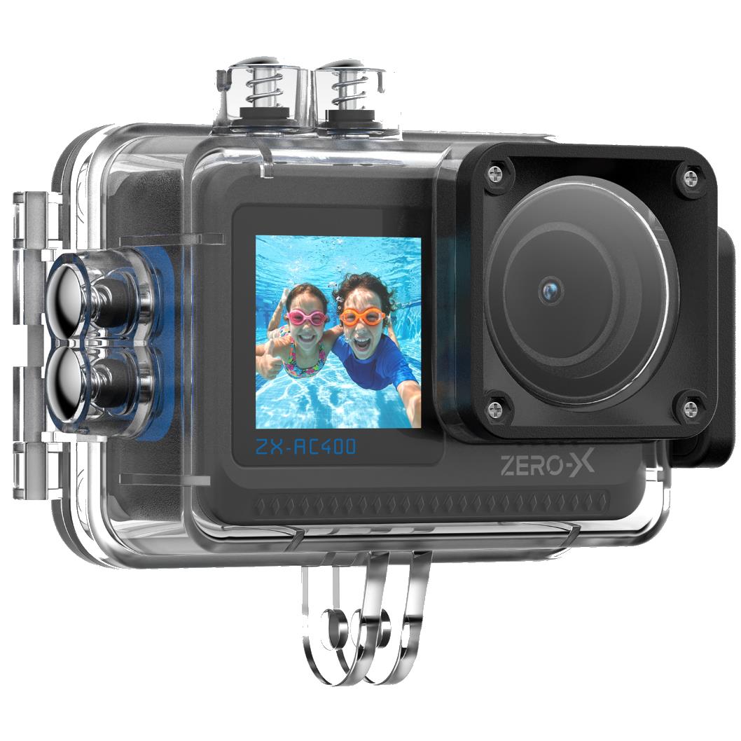 Zero-X ZX-AC400 4K UHD Waterproof Action Camera
