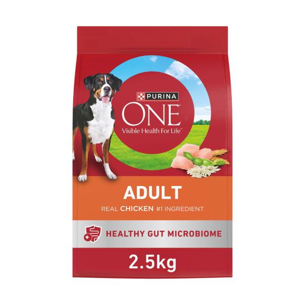PURINA ONE ADULT CHICKEN & RICE DRY DOG FOOD 2.5 KG