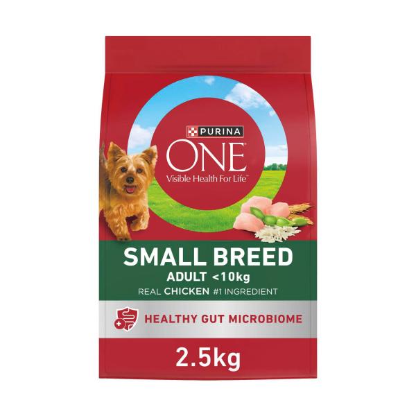 PURINA ONE SMALL BREED ADULT CHICKEN DRY DOG FOOD 2.5 KG