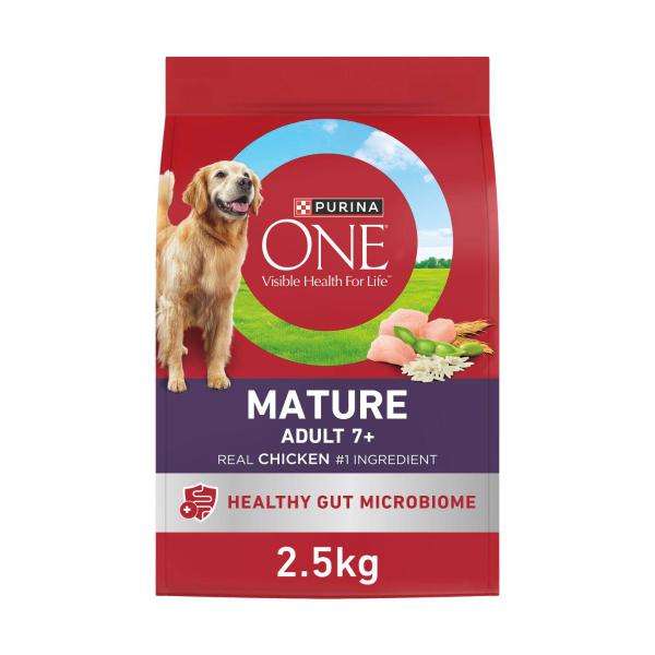 PURINA ONE MATURE ADULT 7+ CHICKEN DRY DOG FOOD 2.5 KG