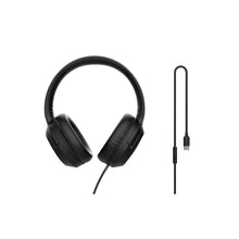 XCD Wired USB-C Over-Ear Headphones (Black)