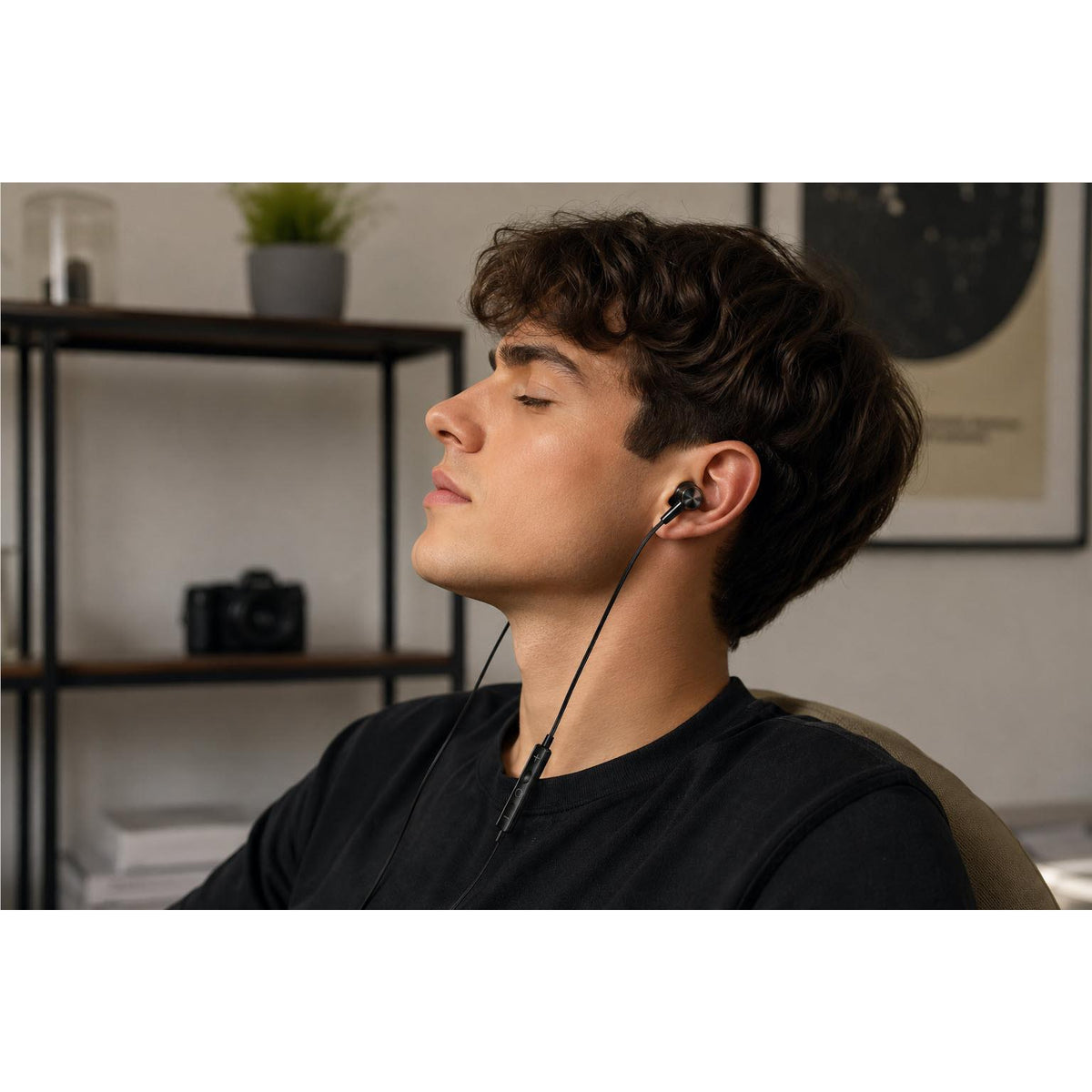 XCD Wired 3.5mm Earbuds (Black)