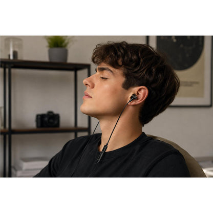XCD Wired 3.5mm Earbuds (Black)