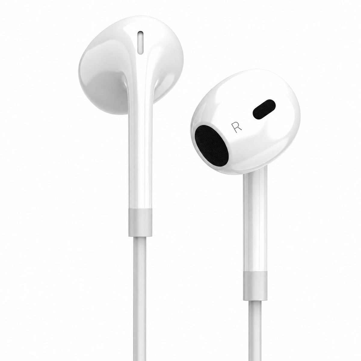 XCD Wired USB-C Semi-In-Ear Headphones (White)