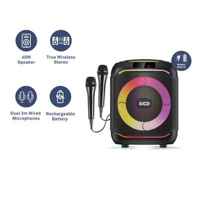 XCD Portable Karaoke Party Speaker