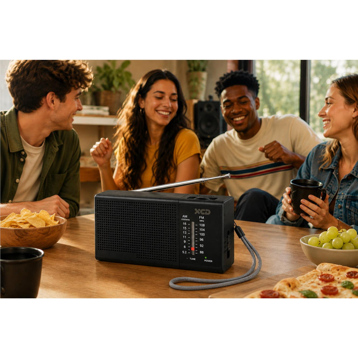 XCD AM/FM Clock Radio
