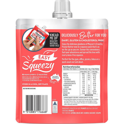 Mayver's Squeezy Crunchy Peanut Butter 300g