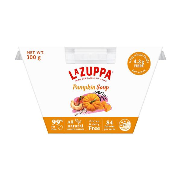 LA ZUPPA MICROWAVEABLE SOUP BOWL PUMPKIN SOUP 300G