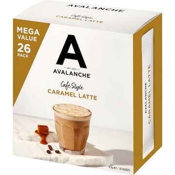 Avalanche Caramel Latte Sachets 26 pack