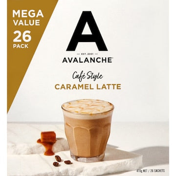 Avalanche Caramel Latte Sachets 26 pack