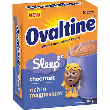 Ovaltine Sleep Calming Chocolate Drink Sachets 10 pack