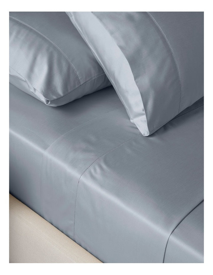 Diana 400TC Egyptian Cotton Sateen Sheet Set in Baby Blue
