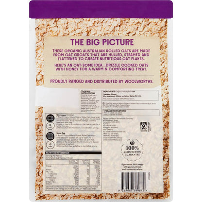 Macro Organic Australian Rolled Oats 1kg
