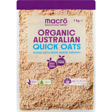 Macro Organic Australian Quick Oats 1kg