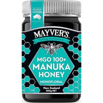 Mayver's Manuka Honey MGO 100+ 500g