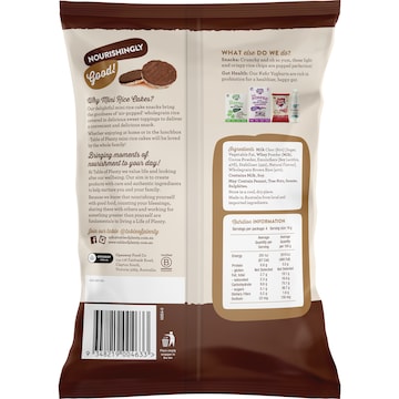 Table Of Plenty Mini Rice Cakes Milk Chocolate 60g