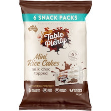 Table Of Plenty Mini Rice Cakes Milk Chocolate Snack Packs 6 pack