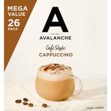 Avalanche Cappuccino Sachets 26 pack