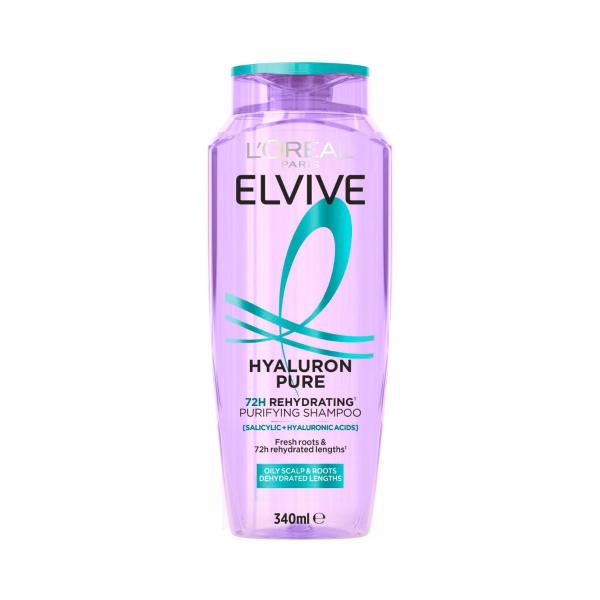 L'OREAL ELVIVE HYALURON PURE SHAMPOO 340ML