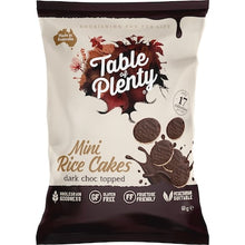 Table Of Plenty Mini Rice Cakes Dark Chocolate 60g