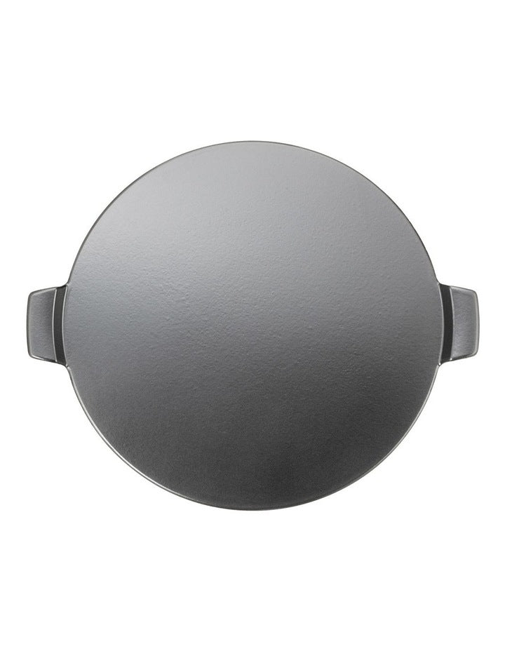 Glazed Pizza Stone 36cm in Black