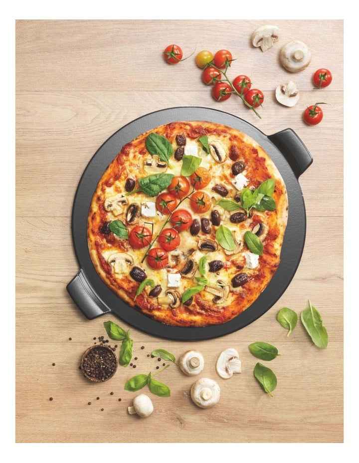 Glazed Pizza Stone 36cm in Black