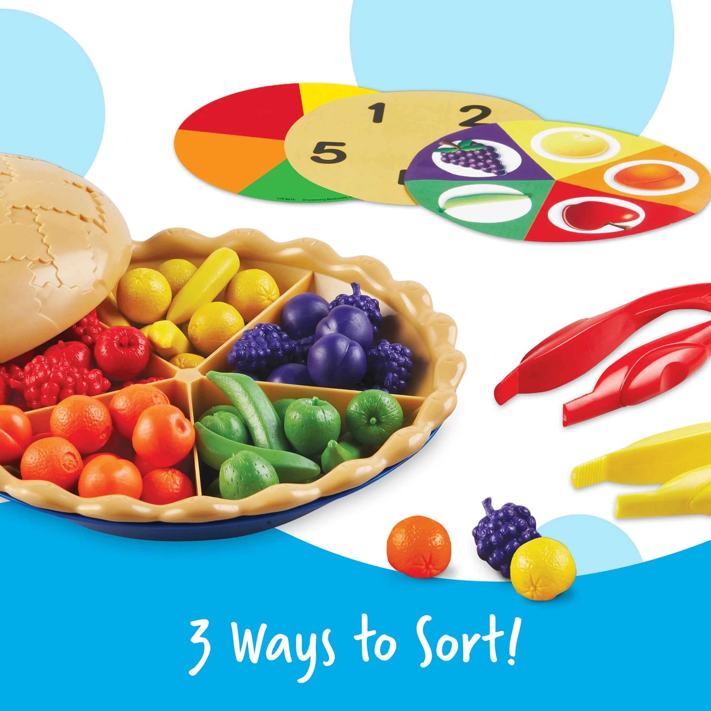 Super Sorting Pie by Learning Resources Early Math Games for Kids STEM Toys Cognitive Best Seller 3yrs+