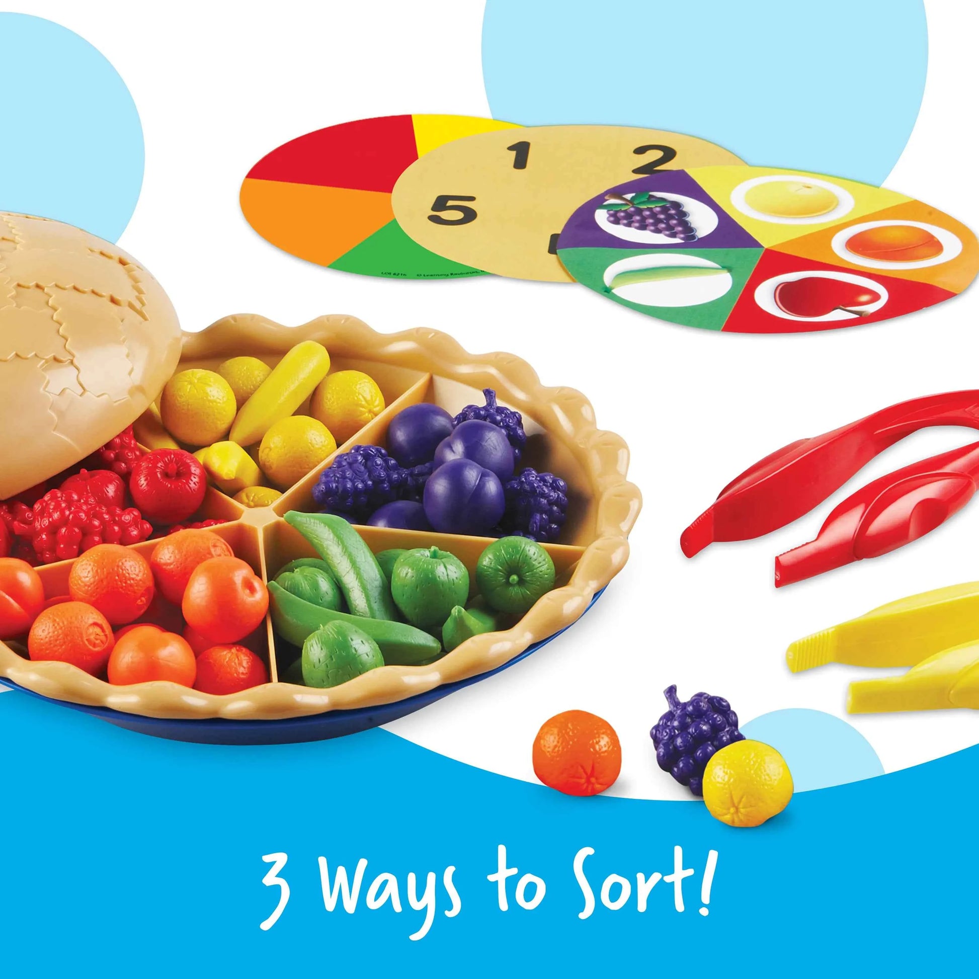 Super Sorting Pie by Learning Resources Early Math Games for Kids STEM Toys Cognitive Best Seller 3yrs+