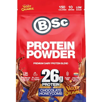 BSc x Violet Crumble Protein Powder Chocolate Honeycomb 400g