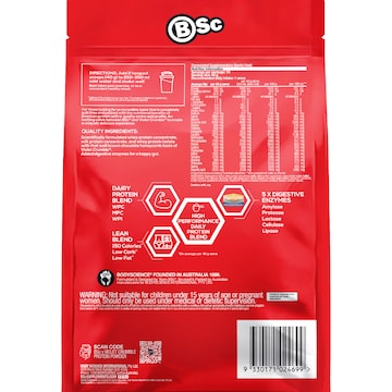 BSc x Violet Crumble Protein Powder Chocolate Honeycomb 400g