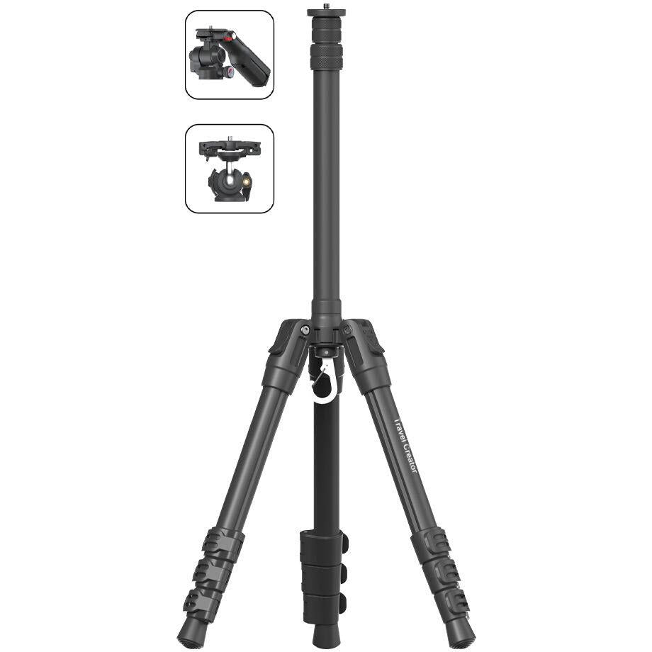 FireFly Travel Creator Tripod w/ Dual Head Attachment