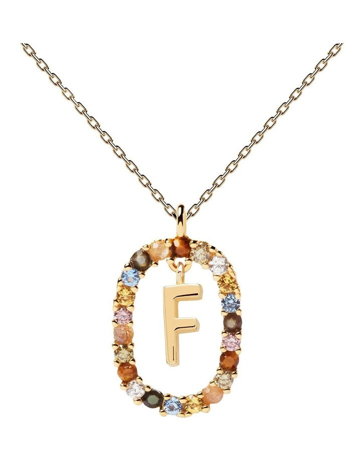 Letter F Multi Necklace