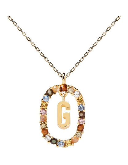 Letter G Multi Necklace