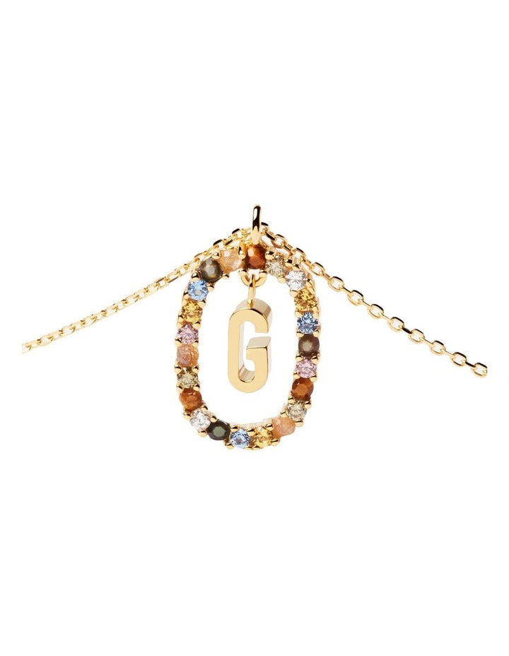 Letter G Multi Necklace