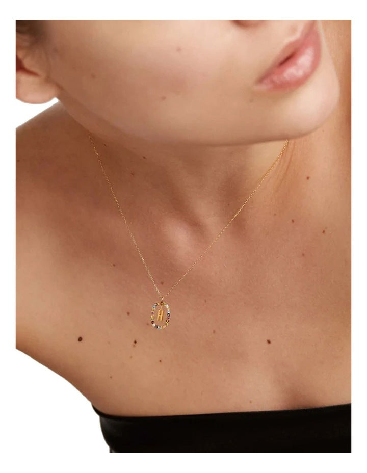 Letter H Multi Necklace