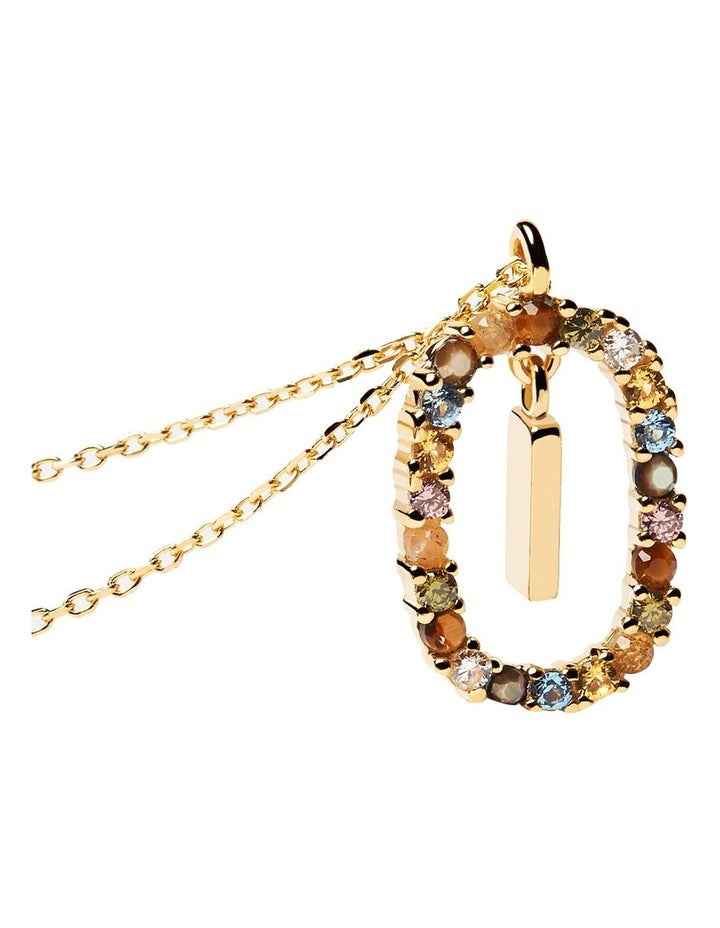Letter I Multi Necklace