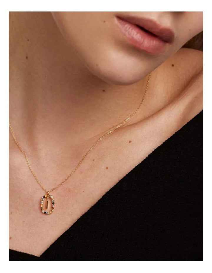 Letter I Multi Necklace