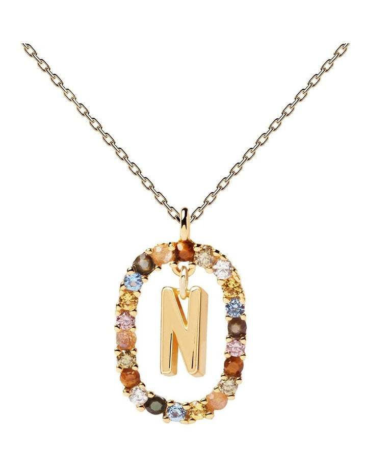 Letter N Multi Necklace