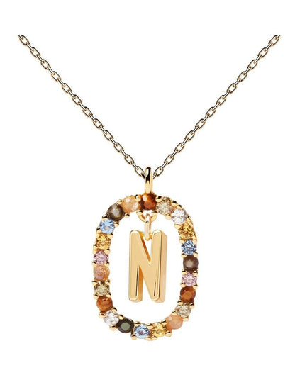 Letter N Multi Necklace