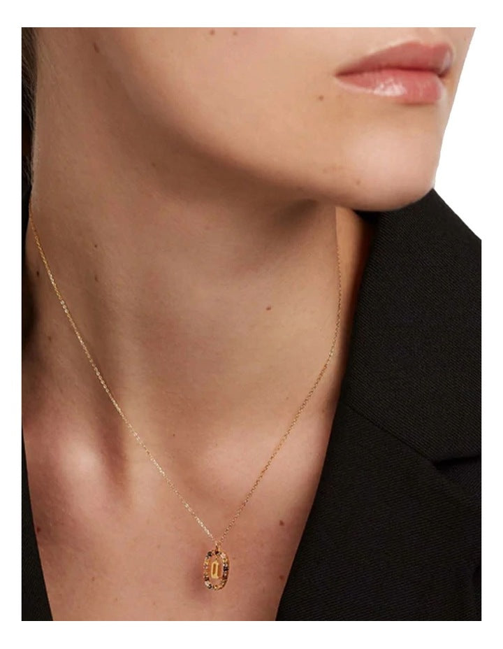 Letter Q Multi Necklace