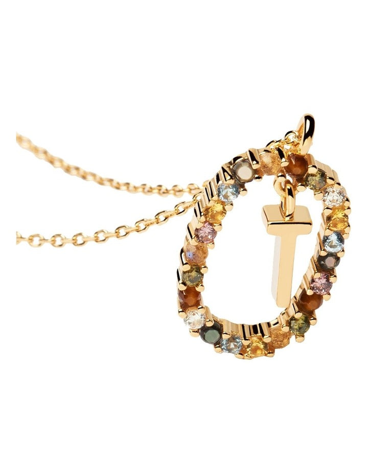 Letter T Multi Necklace