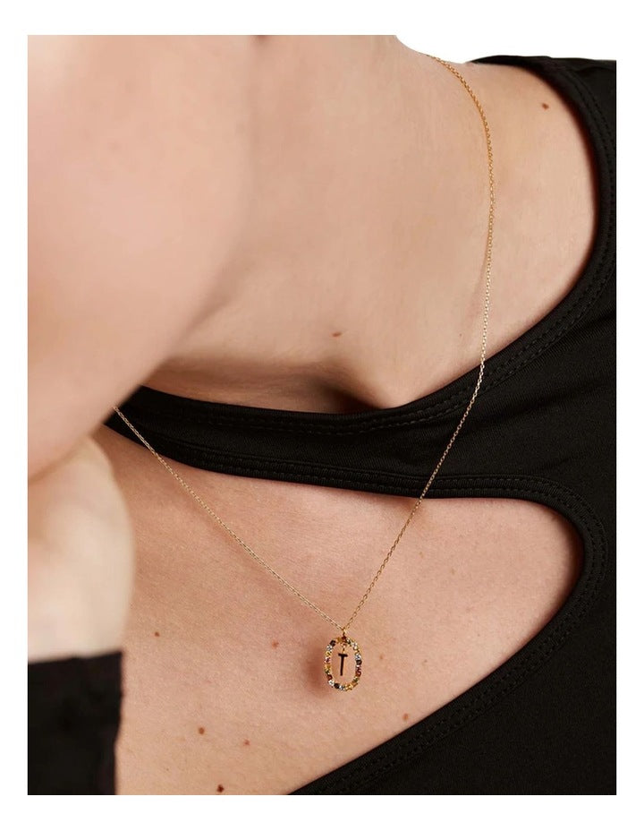 Letter T Multi Necklace