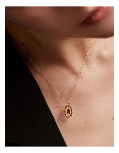 Letter U Multi Necklace